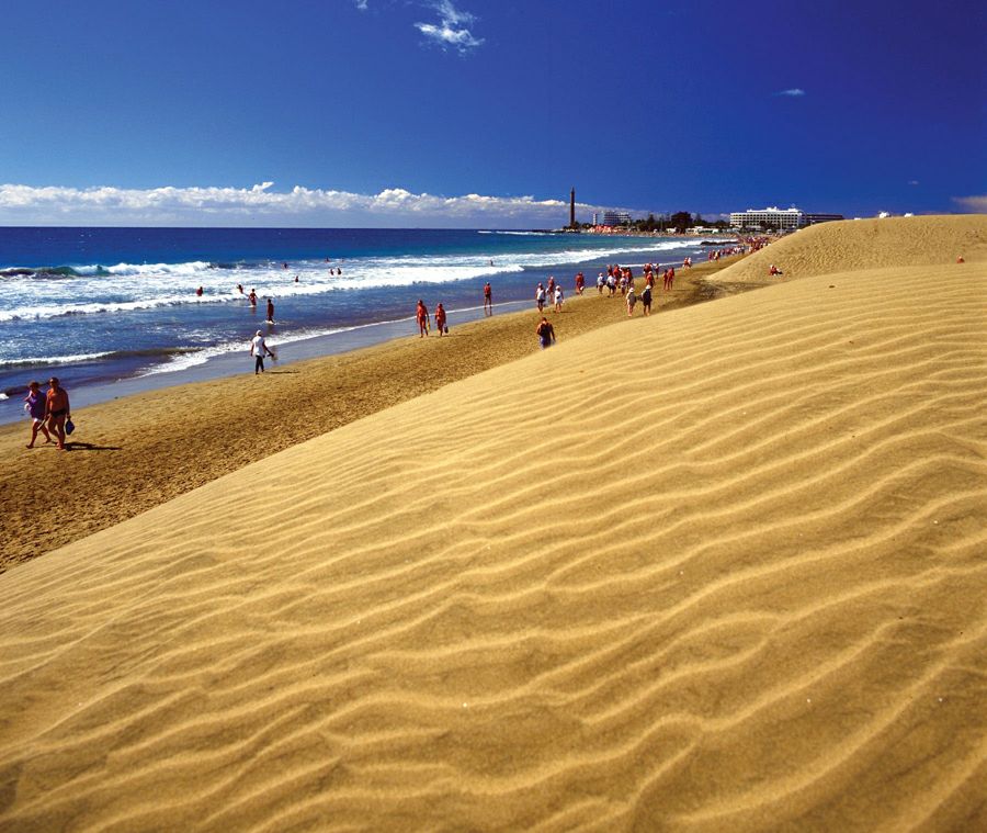 Maspalomas strand gesperrt