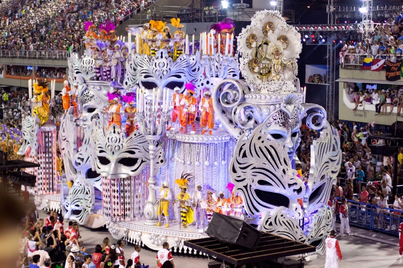 carnival Sambodromo in Rio de Janeiro Brazil