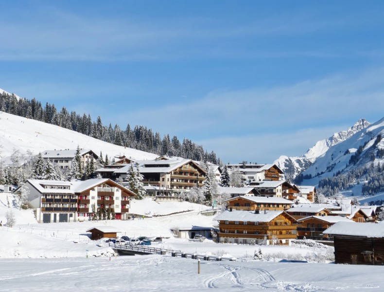 ski resort Lech in the Austrian Alps