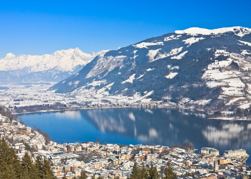 Ski resort Zell am See Austria