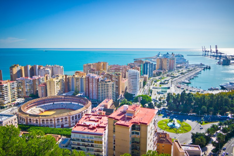 Malaga city, Spain