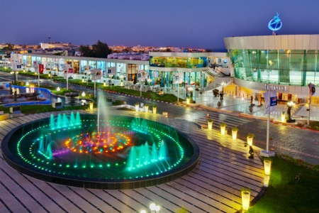Площадь Сохо и танцующий фонтан в Шарм-эль-Шейхе