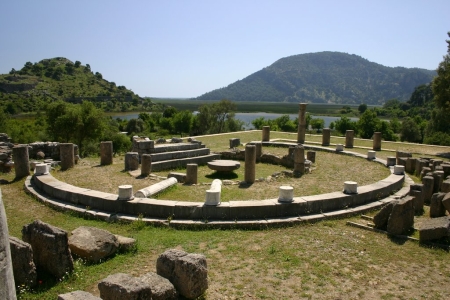 Руины древнего города Каунос в Мармарисе
