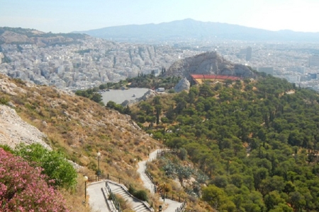 Гора Ликавитос в Афинах